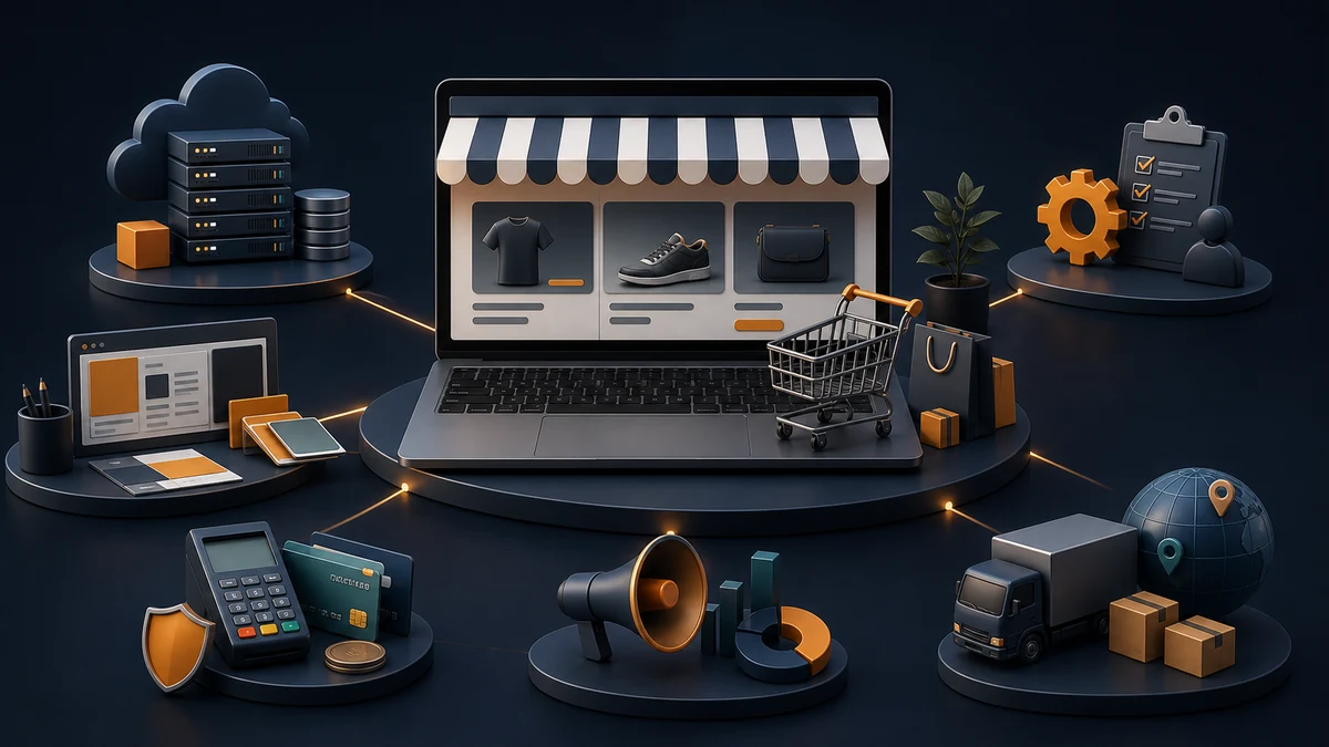 E-ticaret sitesi kurulumunun yazılım, ödeme, lojistik ve pazarlama maliyetleri
